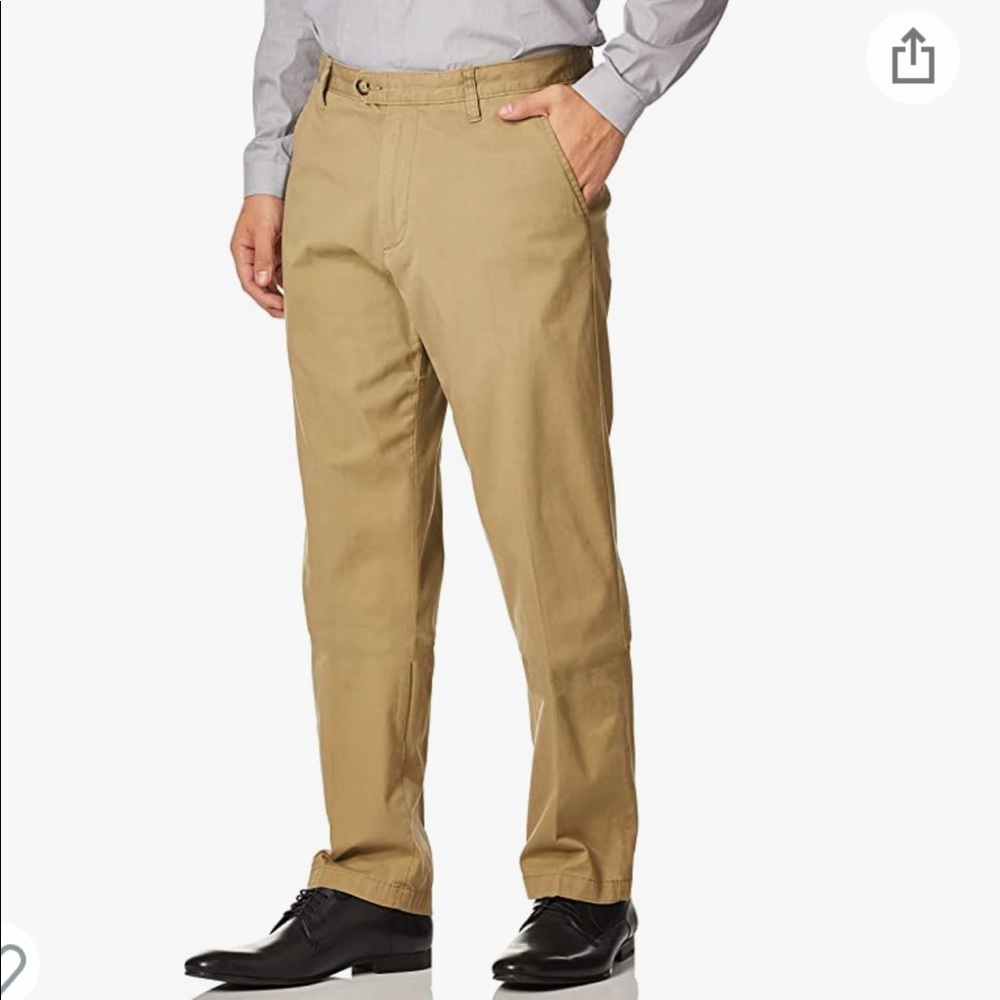 Nautica The Beacon Pants Khaki Tailored Fit 40x30 $80 cdw